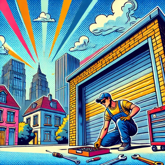 porte de garage reparation comics